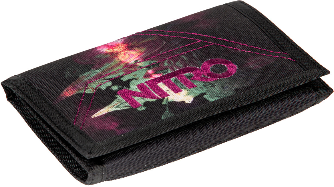 Peněženka na suchý zip Nitro Nitro Wallet black rose
